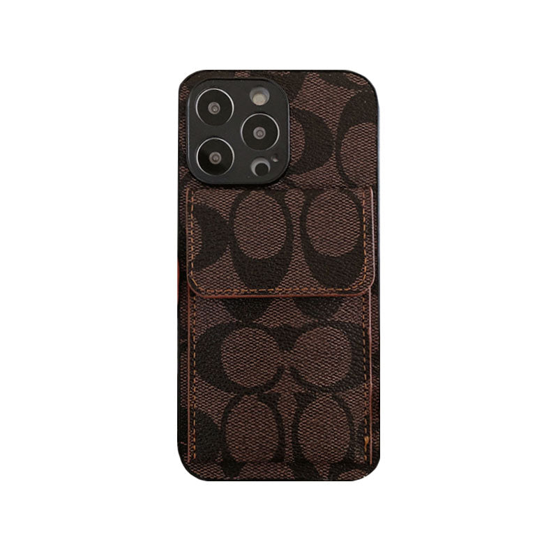 Classic iPhone Case With Wallet Black-HP240513