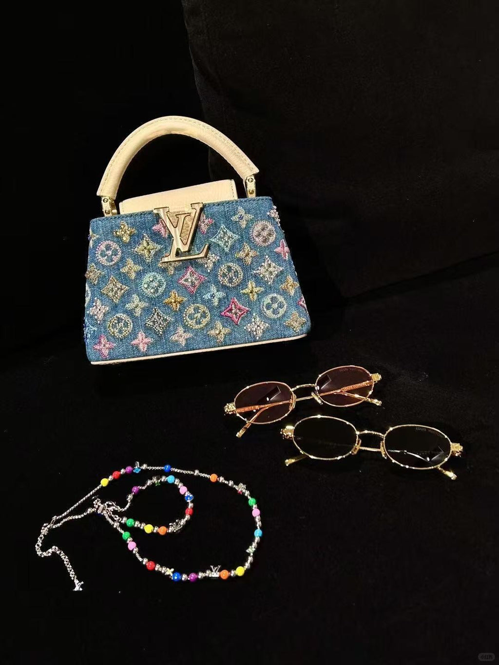 Luxury Classic Print Mini Top Handle Bag