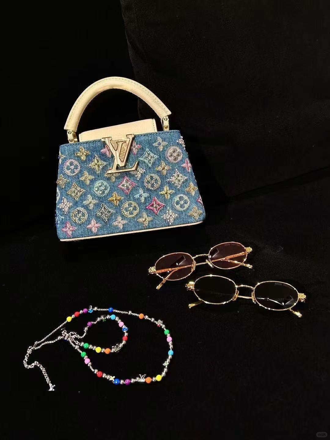 Luxury Classic Print Mini Top Handle Bag