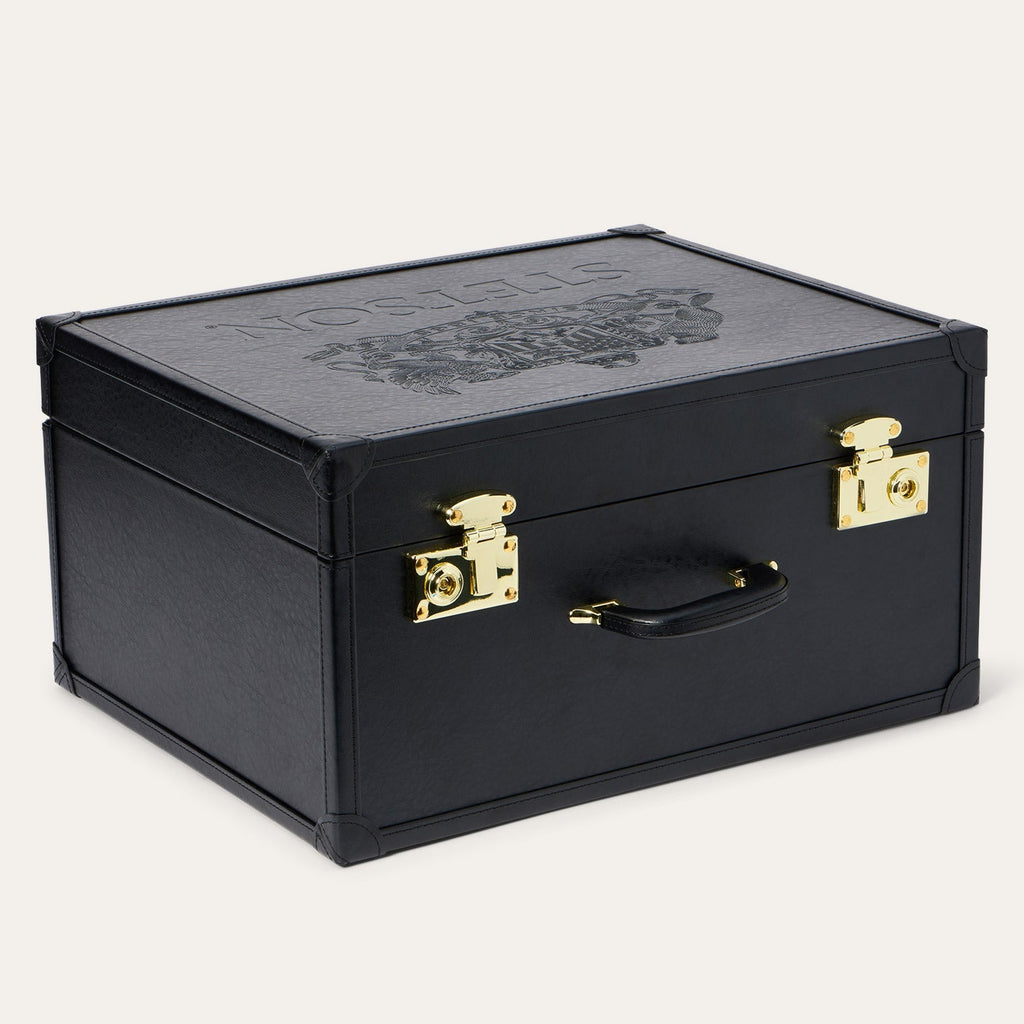 Premium Leather Hat Case