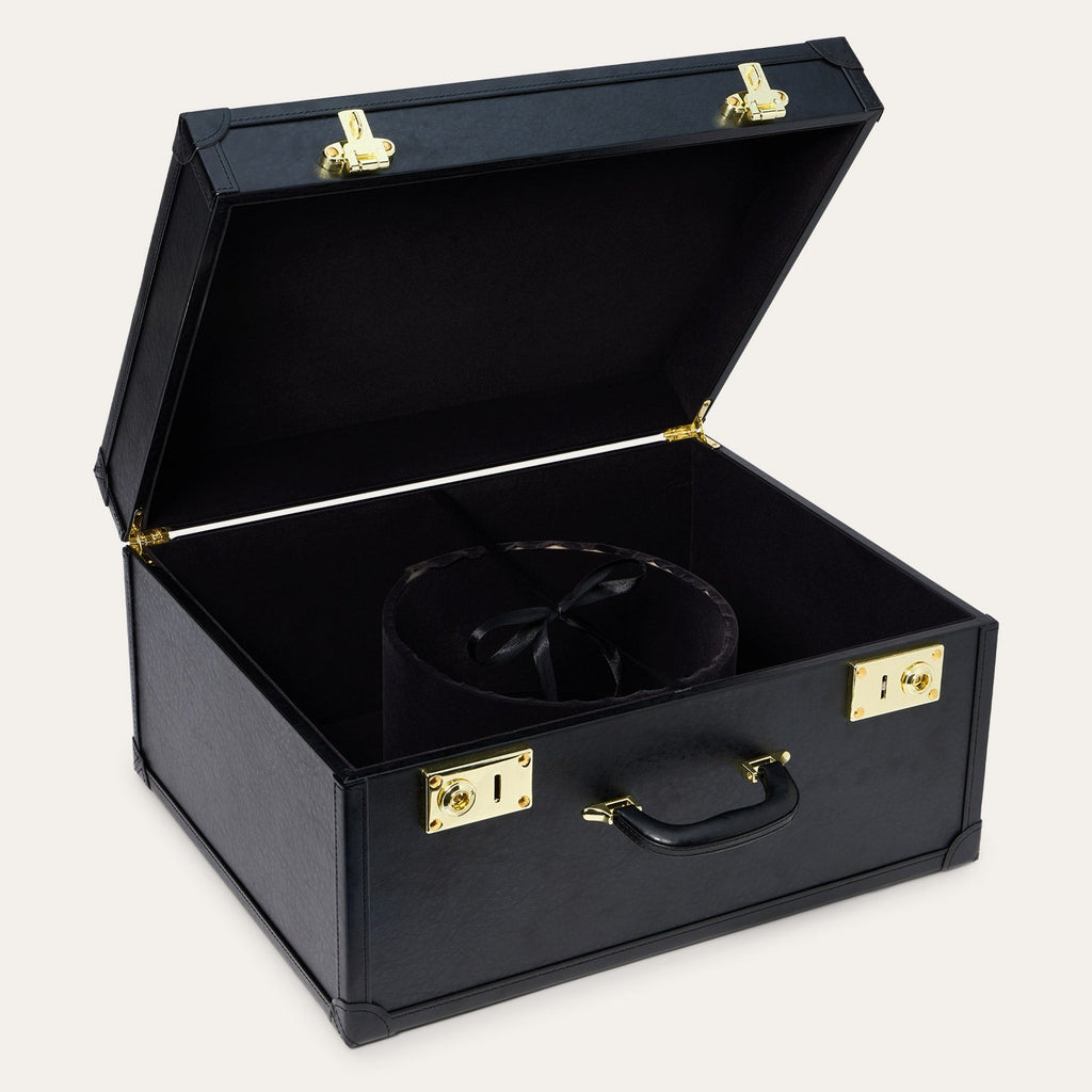 Premium Leather Hat Case