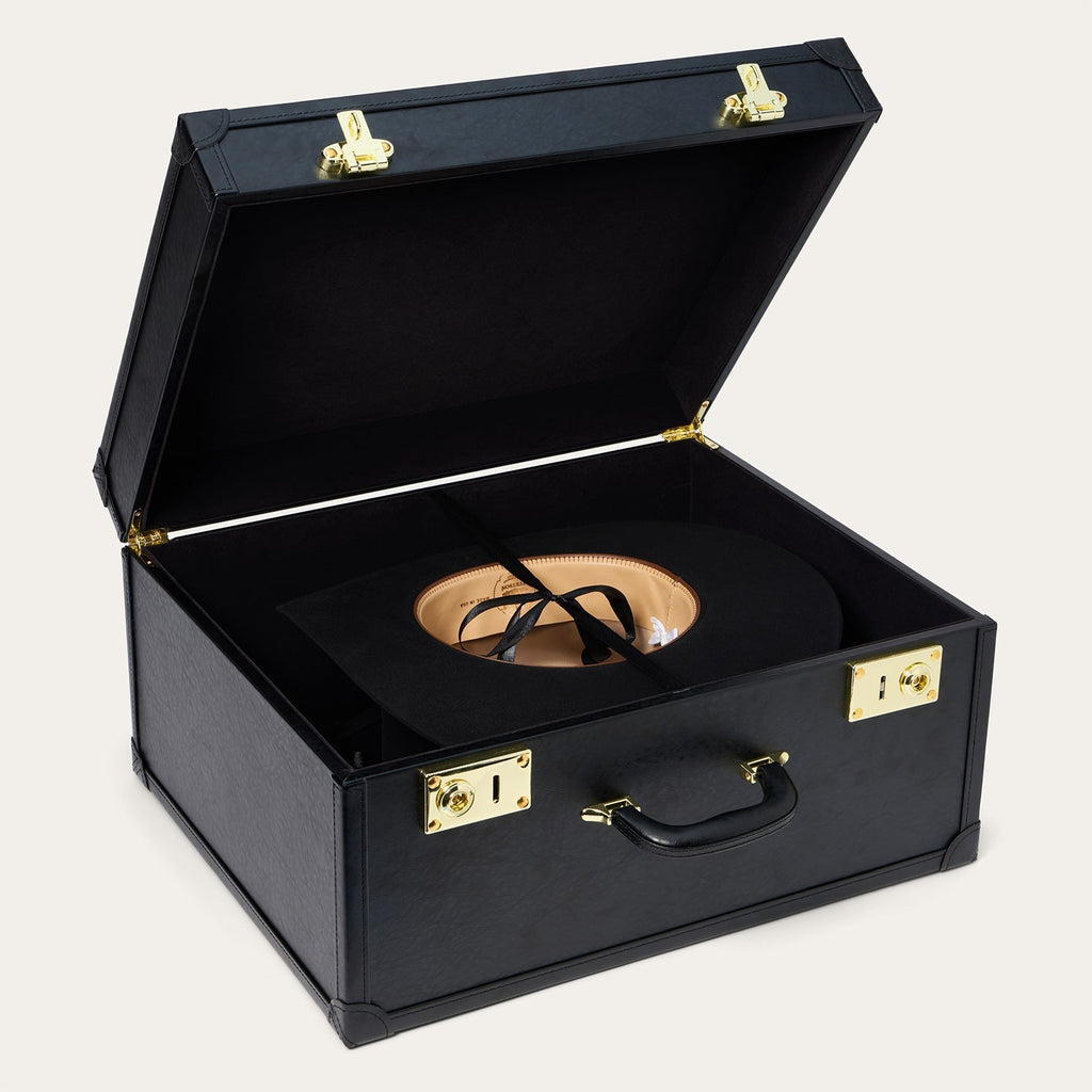 Premium Leather Hat Case