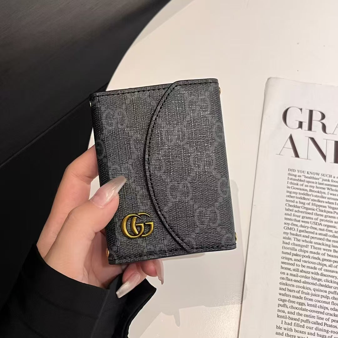 Vintage-Inspired Monogram Compact Wallet Collection