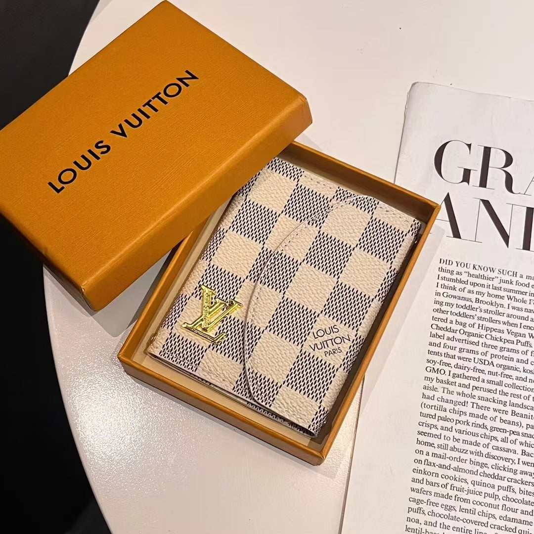 Vintage-Inspired Monogram Compact Wallet Collection