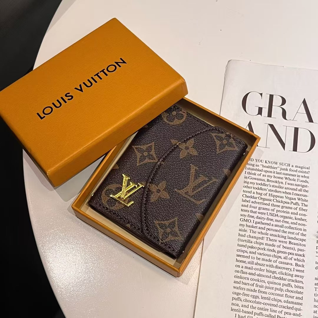 Vintage-Inspired Monogram Compact Wallet Collection
