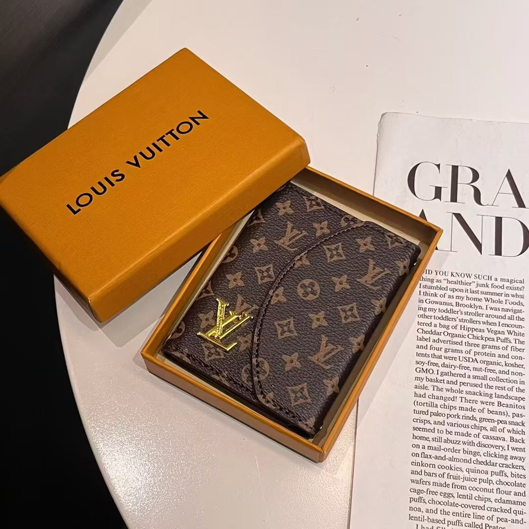 Vintage-Inspired Monogram Compact Wallet Collection