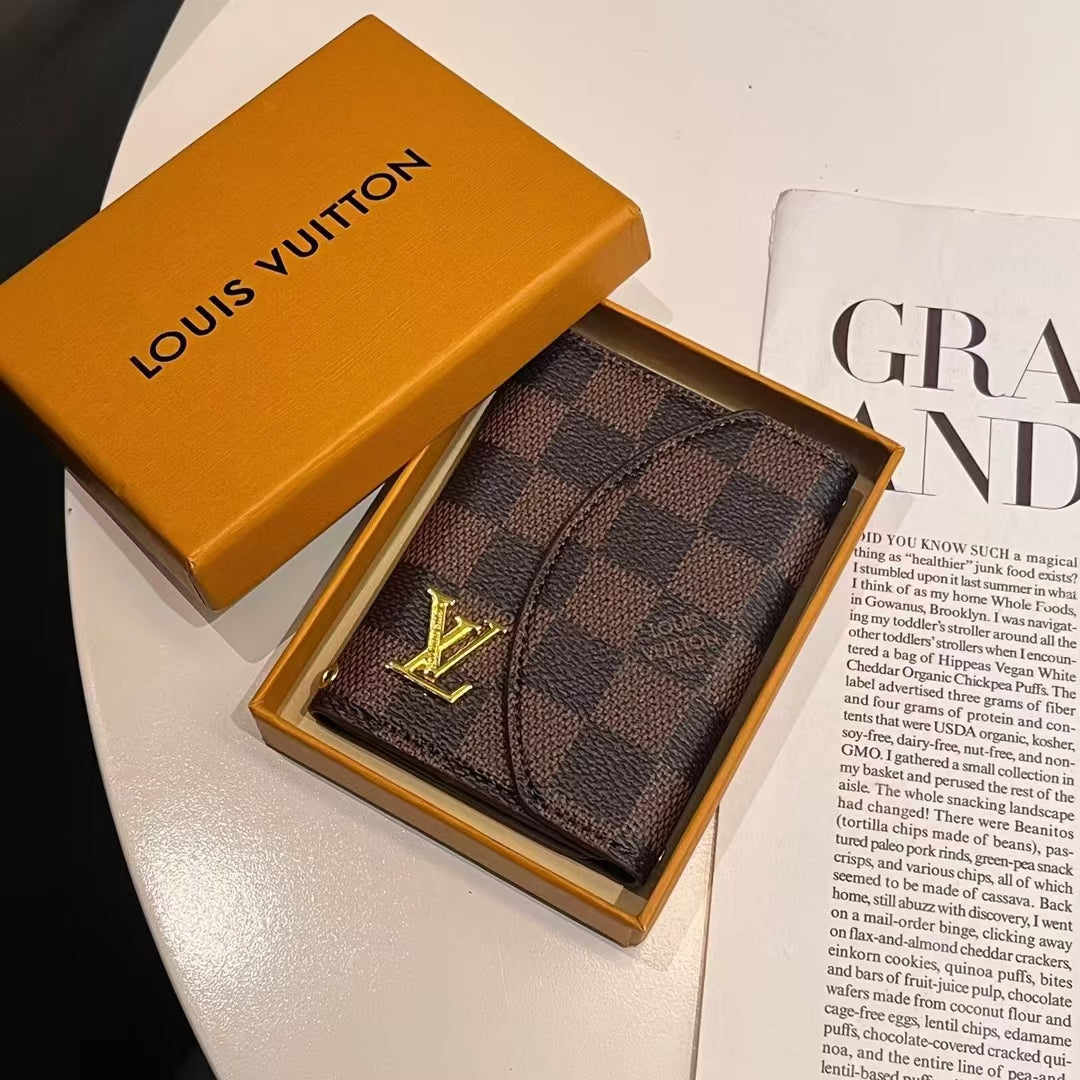 Vintage-Inspired Monogram Compact Wallet Collection