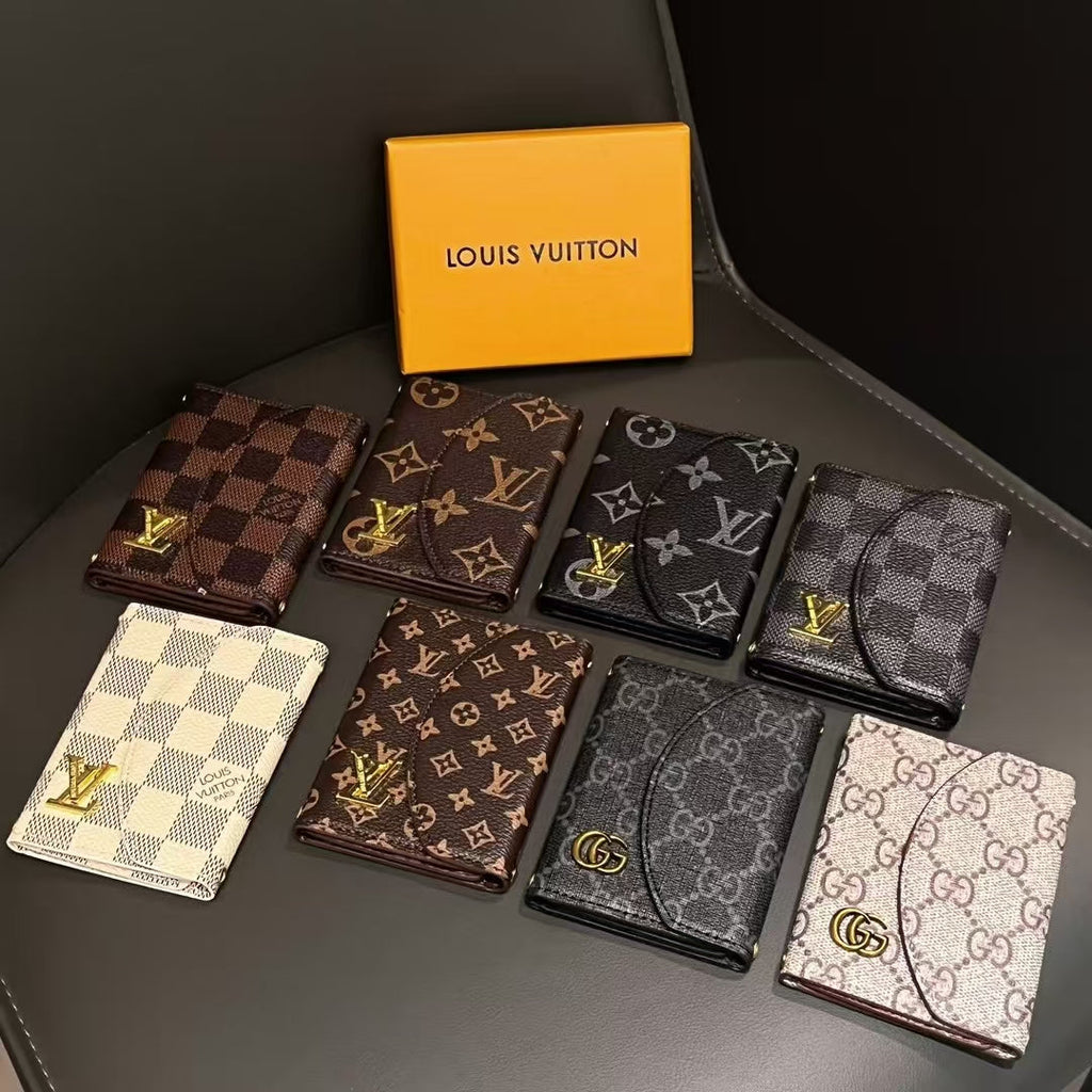 Vintage-Inspired Monogram Compact Wallet Collection