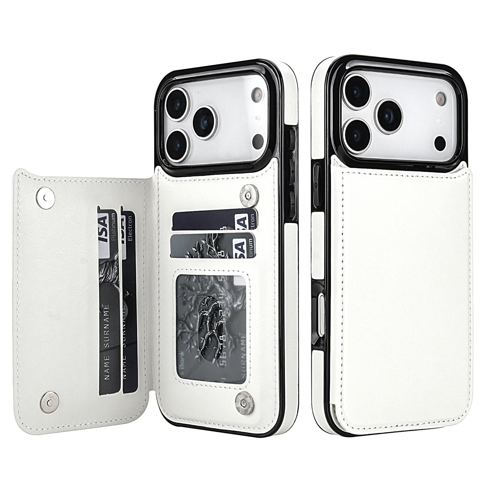 Genuine Leather Wallet Phone Case