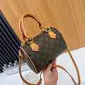 Classic Print Mini Boston Bag