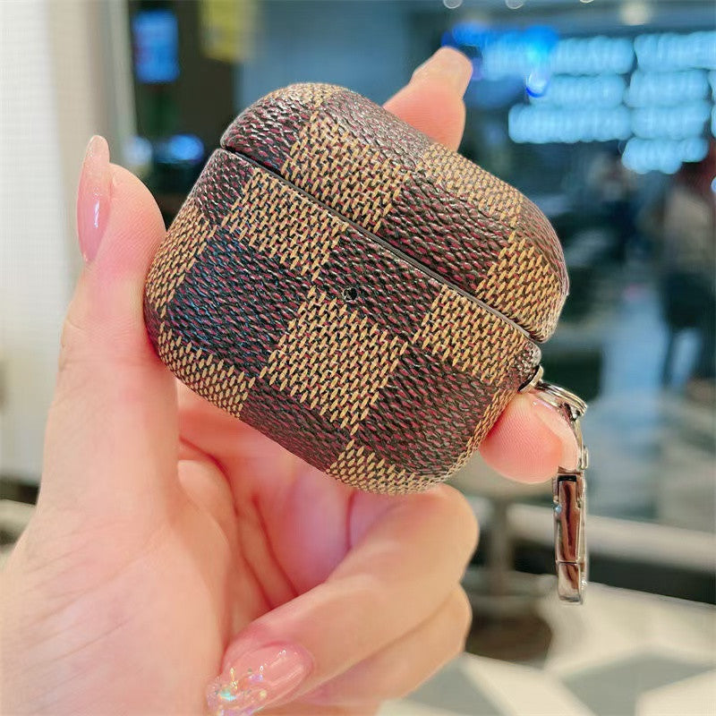 Modern Color-block Chic Earbuds Case🌟