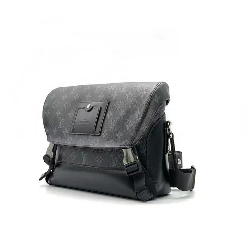 Classic Print Men's Messenger Bag