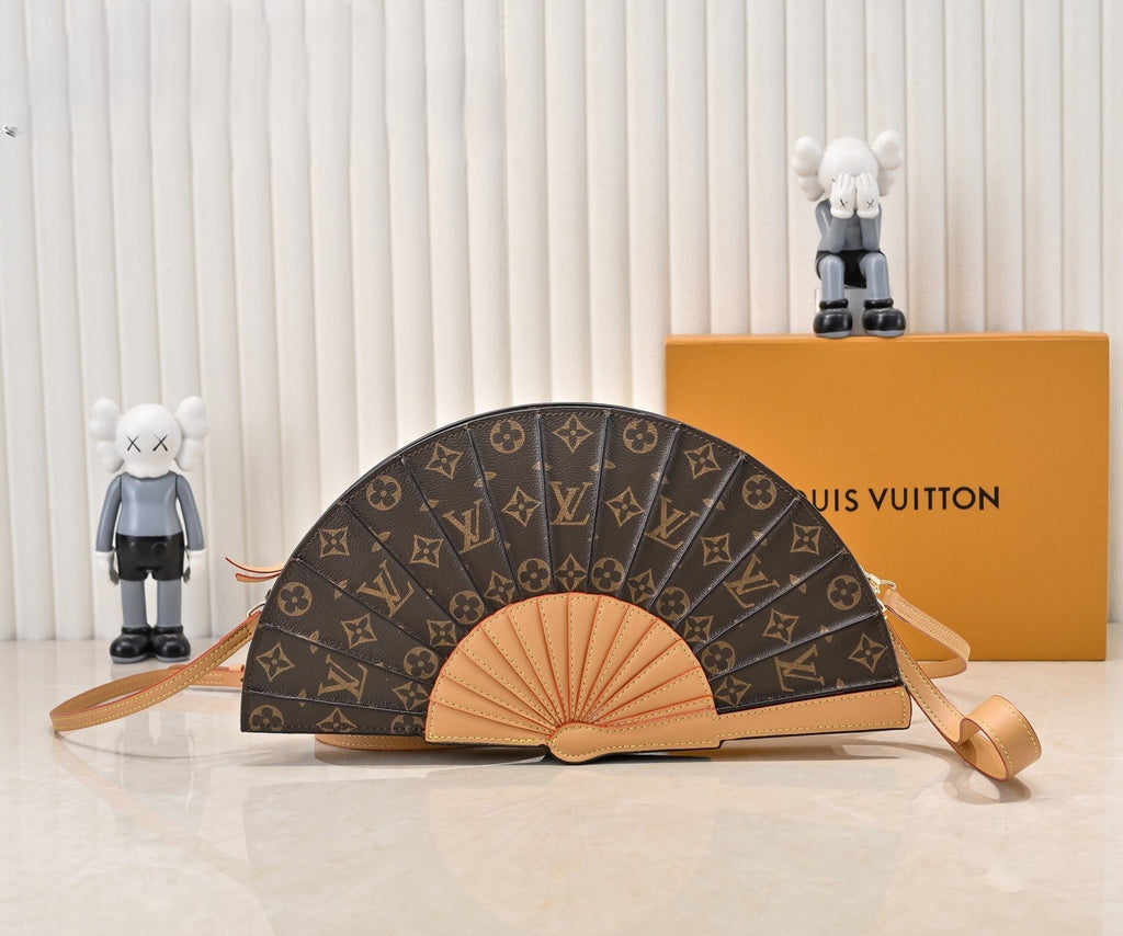 Timeless Heritage Fan-Shaped Bag