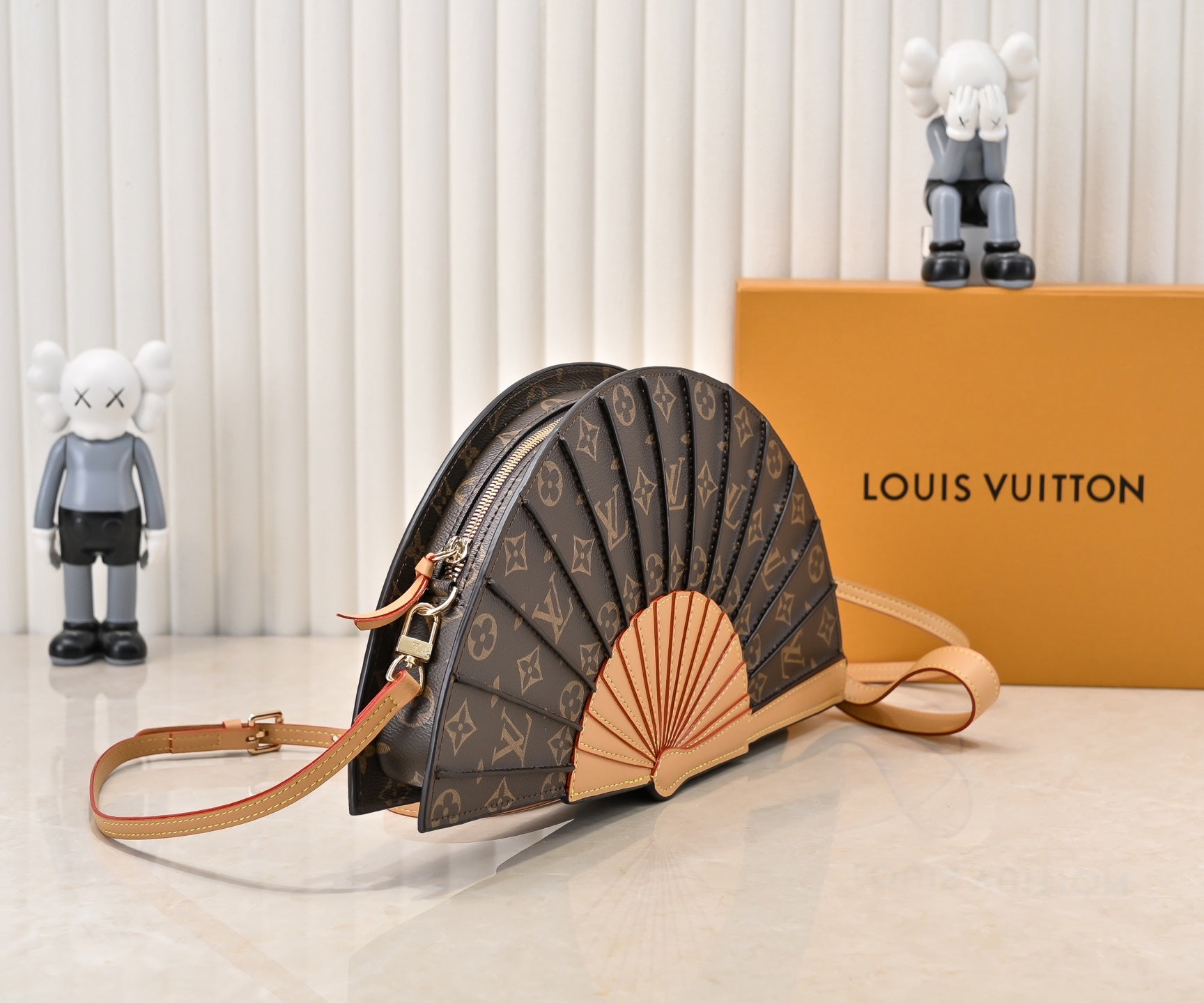 Timeless Heritage Fan-Shaped Bag