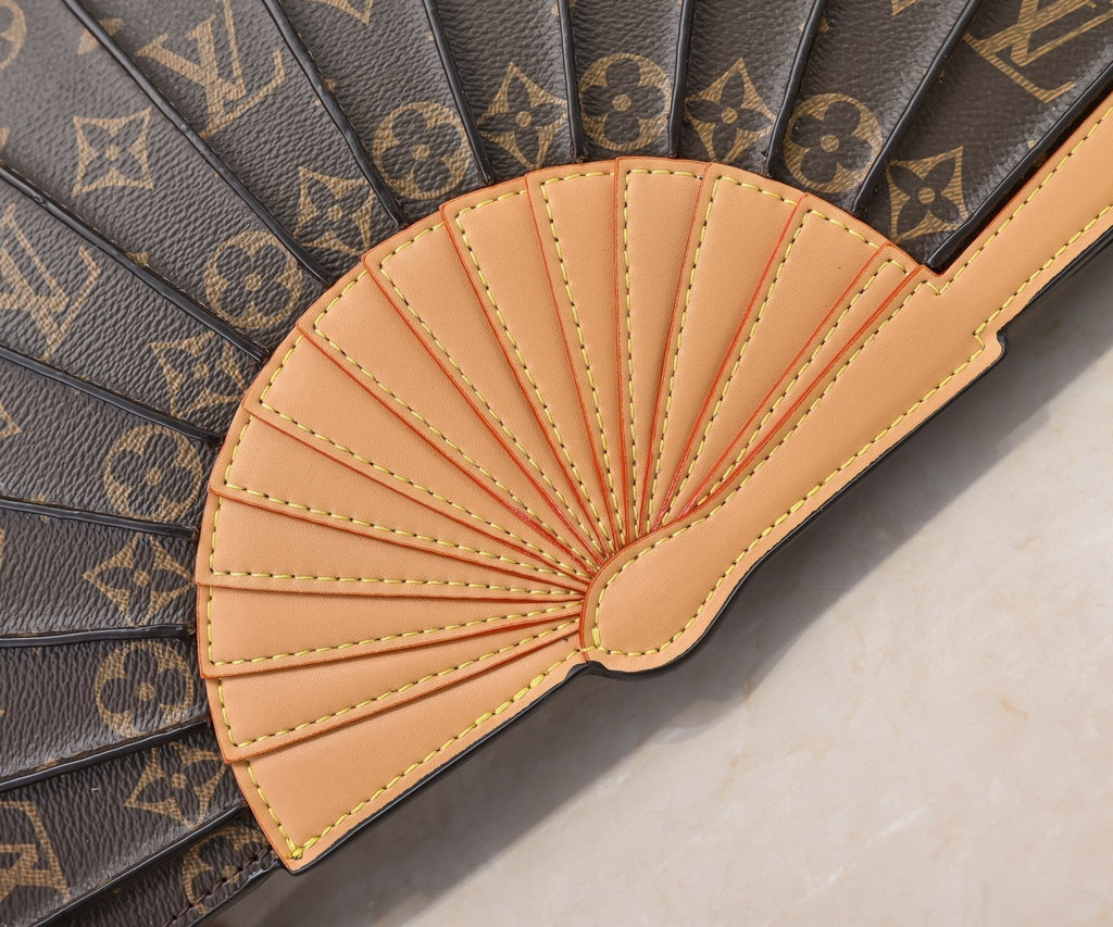 Timeless Heritage Fan-Shaped Bag