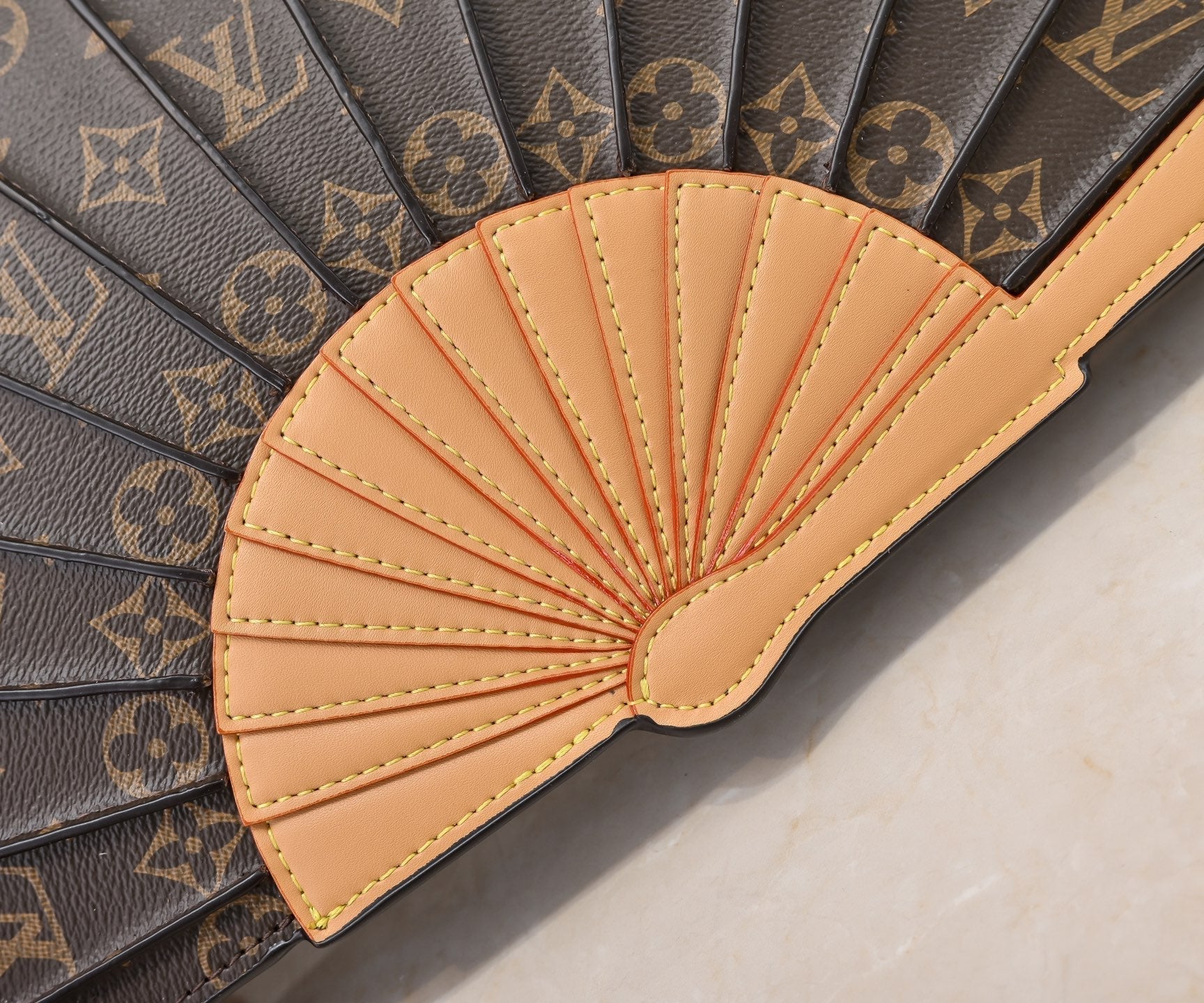 Timeless Heritage Fan-Shaped Bag