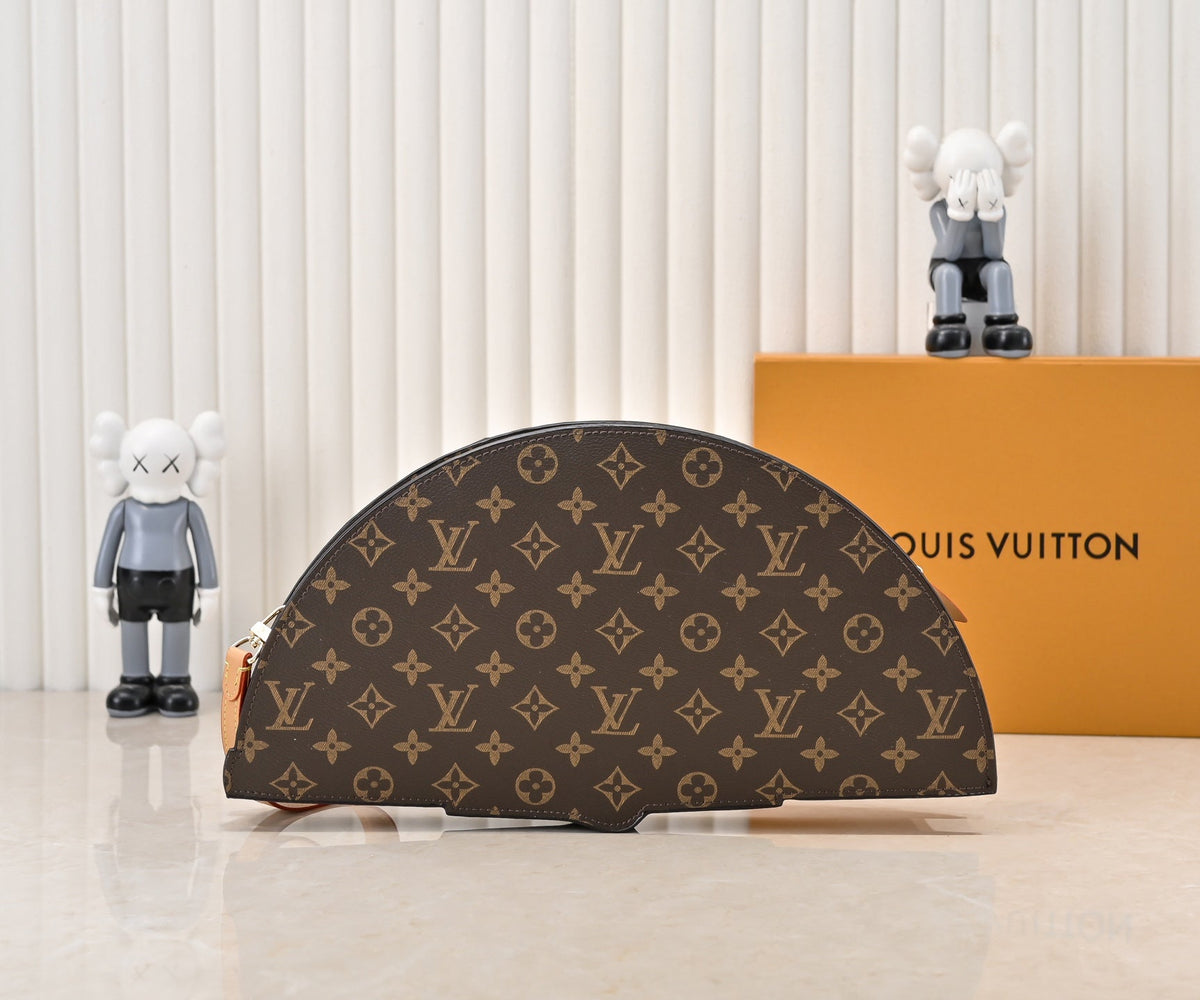 Timeless Heritage Fan-Shaped Bag