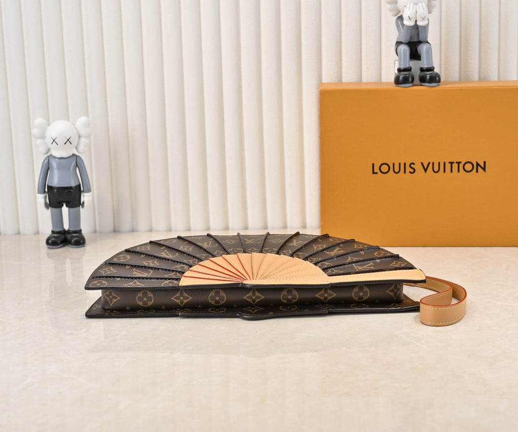 Timeless Heritage Fan-Shaped Bag