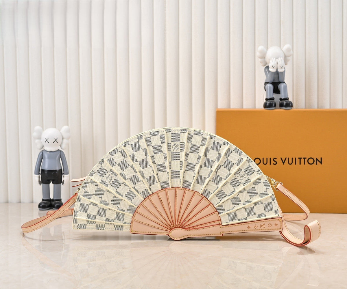 Timeless Heritage Fan-Shaped Bag