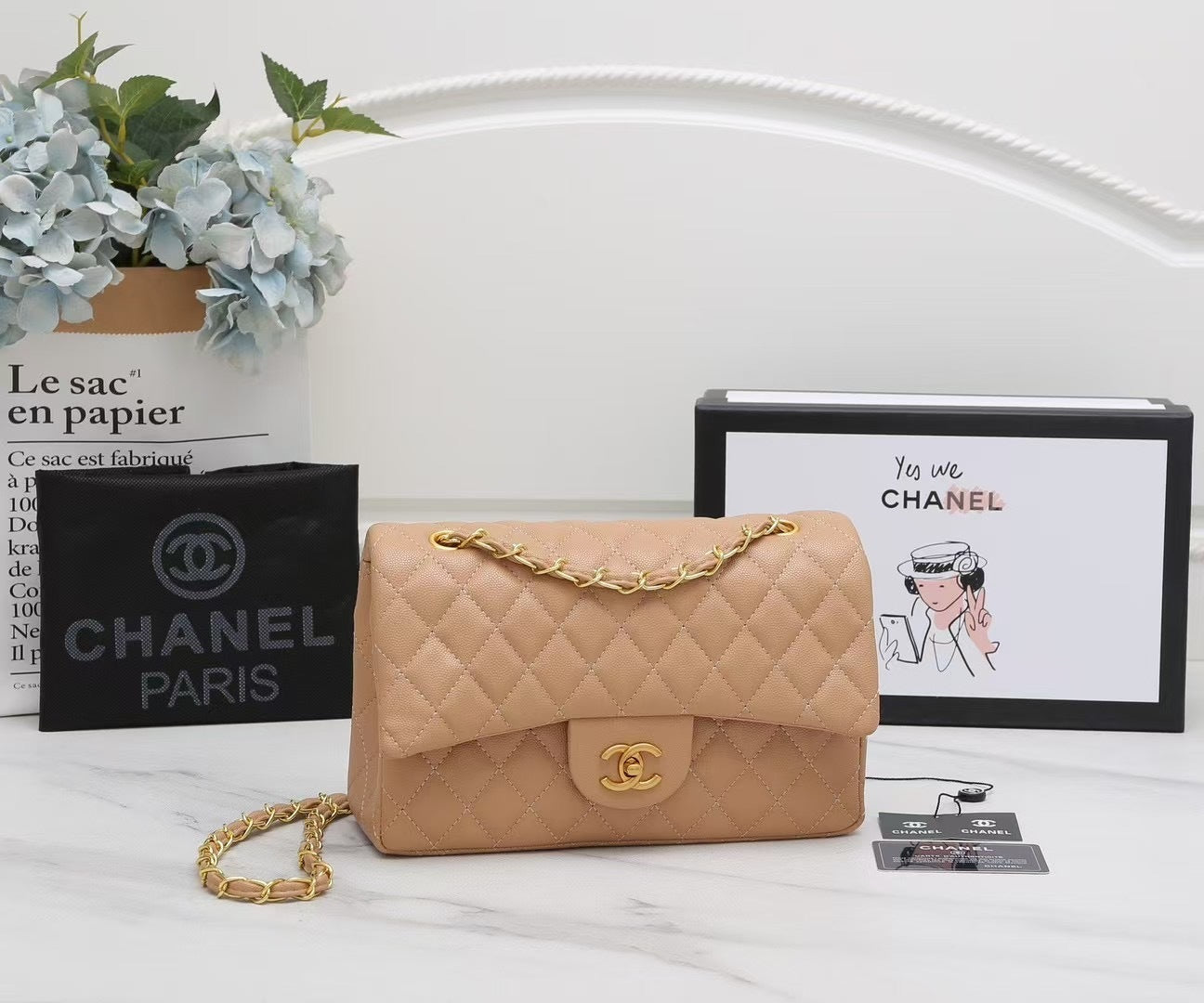 Timeless Quilted Leather Shoulder Bag