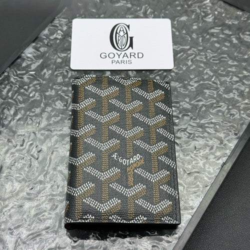 Classic Geometric Passport & Card Wallet
