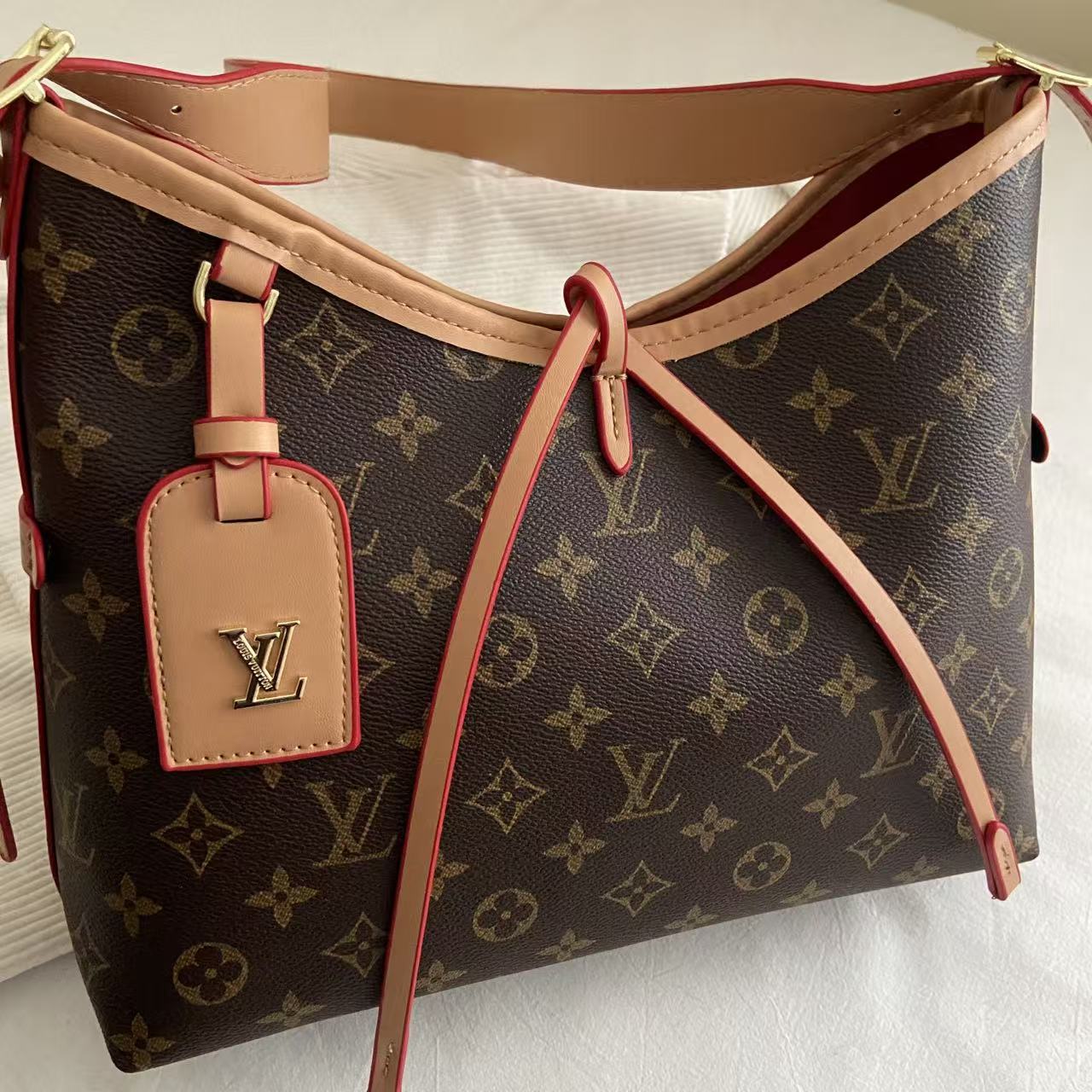 Classic Print Tote Bag & Pouch Set