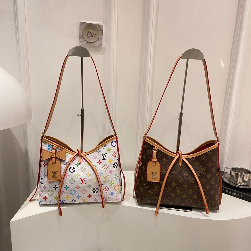 Classic Print Tote Bag & Pouch Set