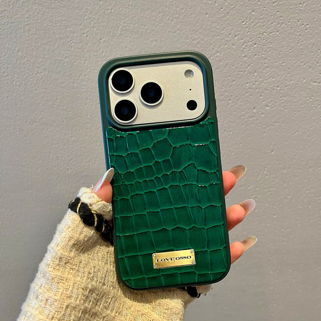 Luxury Crocodile Texture iPhone Case