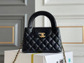 Quilted Top-Handle Chain Mini Bag
