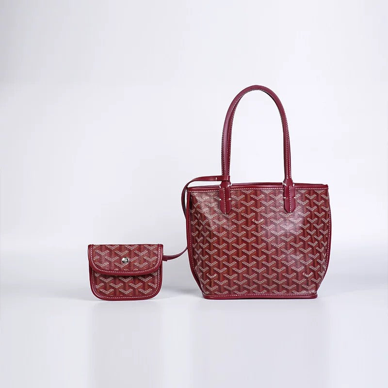 Parisian Luxury Geometric Tote Bag – Elegant & Versatile