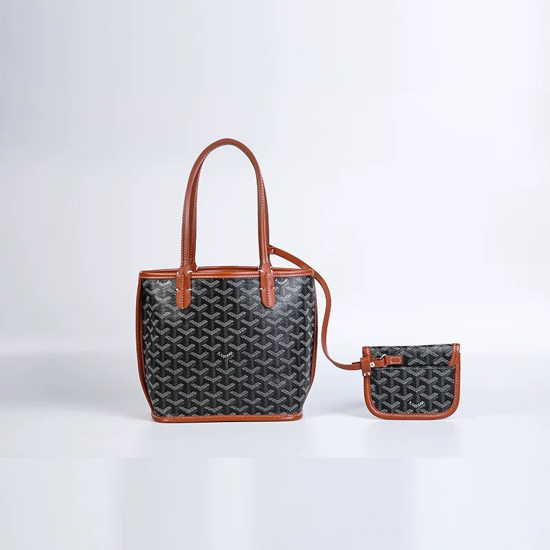 Parisian Luxury Geometric Tote Bag – Elegant & Versatile