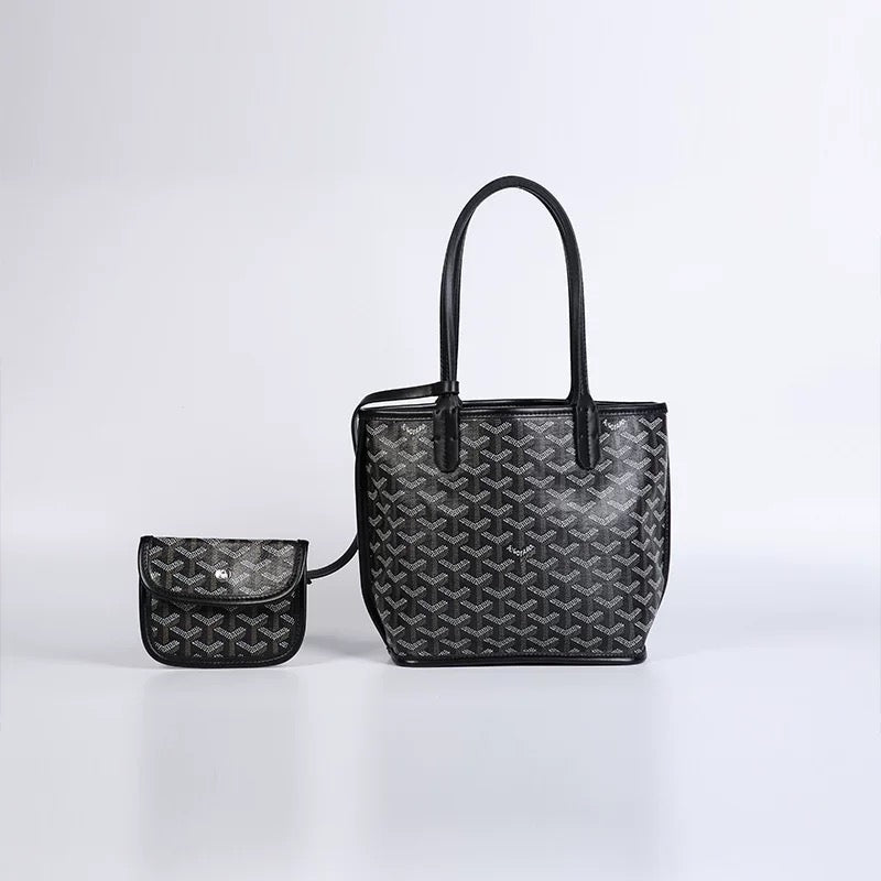 Parisian Luxury Geometric Tote Bag – Elegant & Versatile