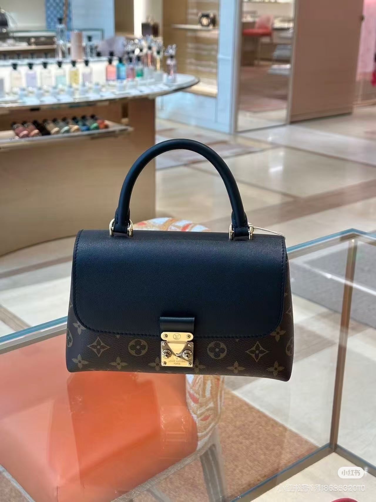 Classic Print Mini Handbag with S-Lock