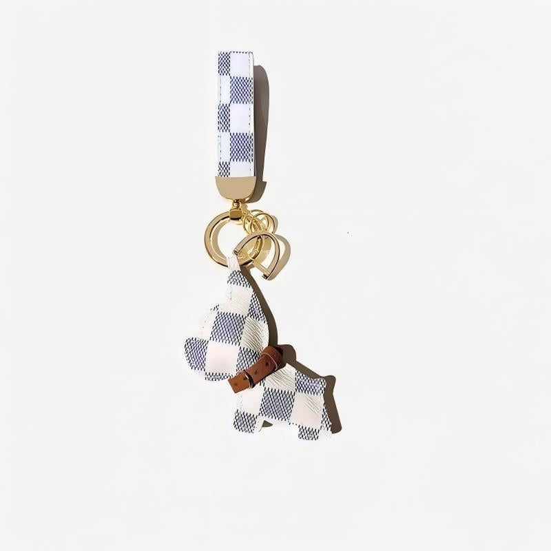 Classic Monogram French Bulldog Bag Charms & Accessories | Vintage Luxury Companion