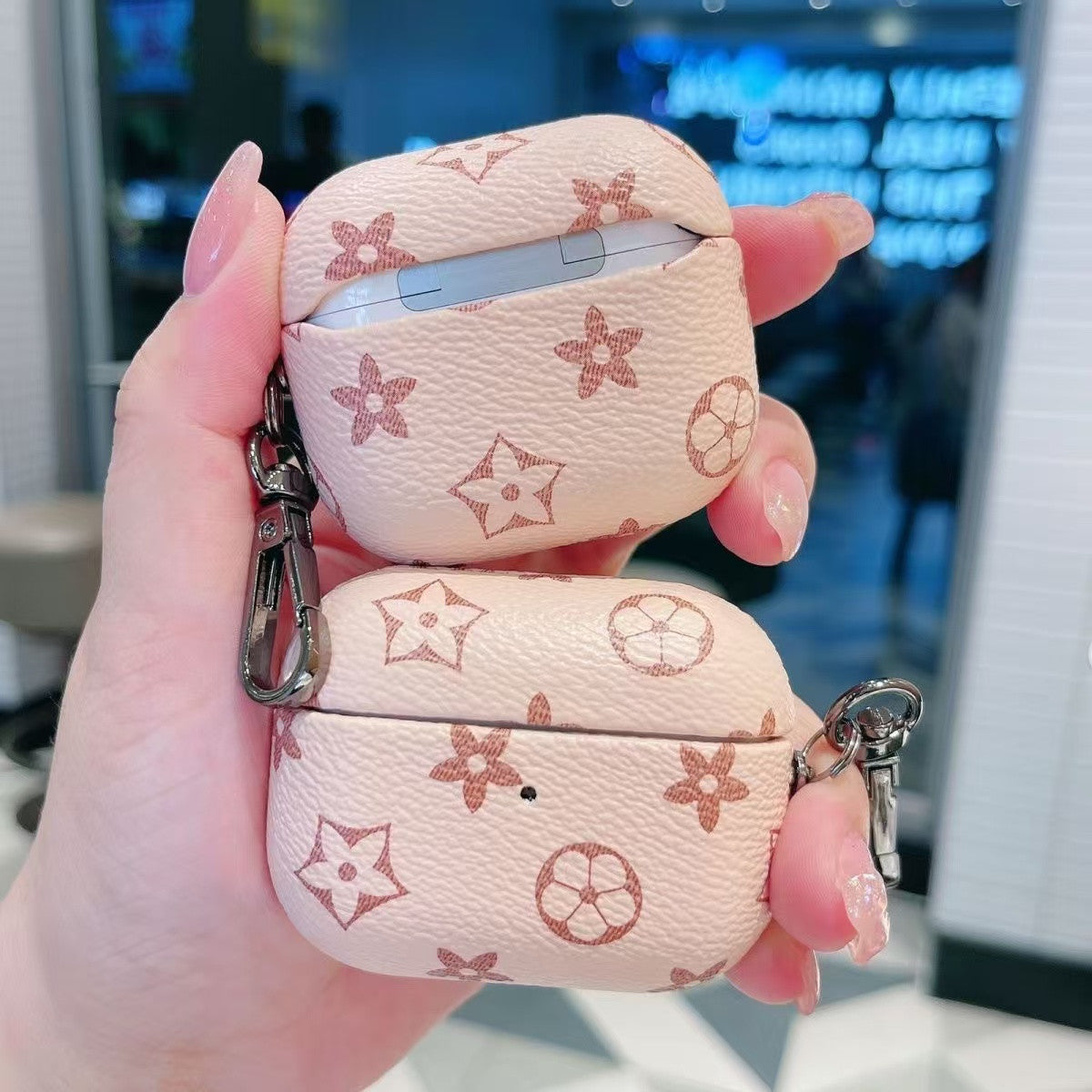 Timeless Elegance: Vintage Monogram AirPods Case