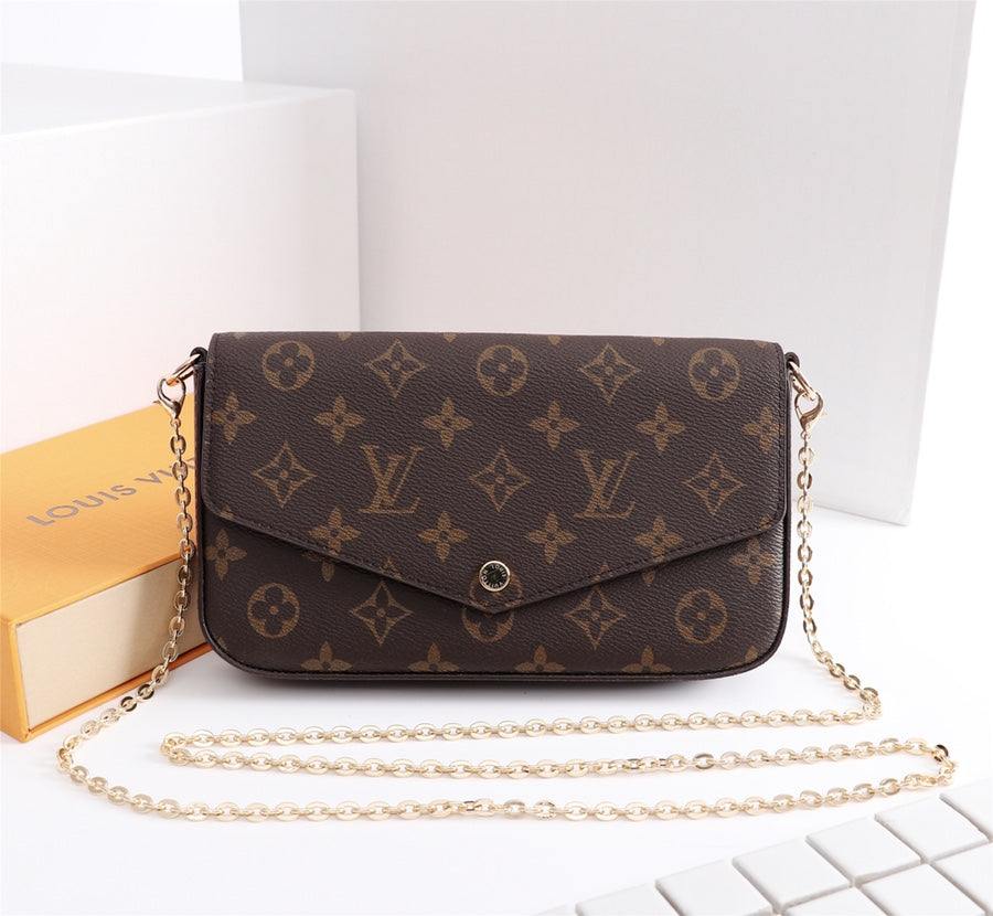 Classic Print 3-in-1 Envelope Crossbody Bag Set