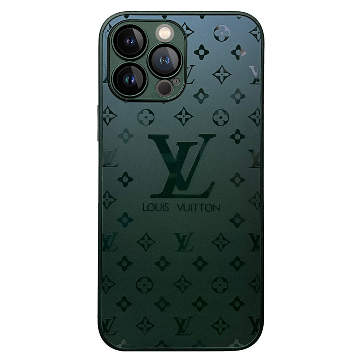Kenaist Luxe Violet Glass Monogram iPhone Case – Slim Tempered Glam