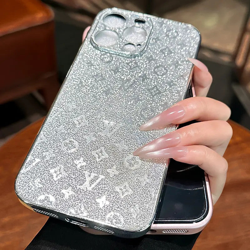Luxury Glitter Monogram Phone Case