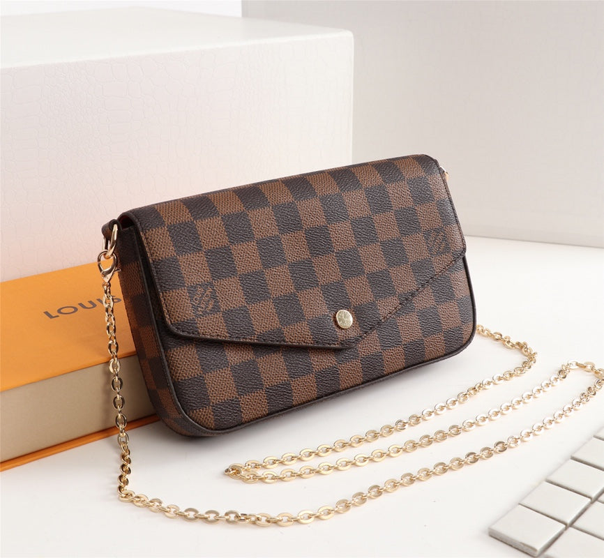 Classic Print 3-in-1 Envelope Crossbody Bag Set