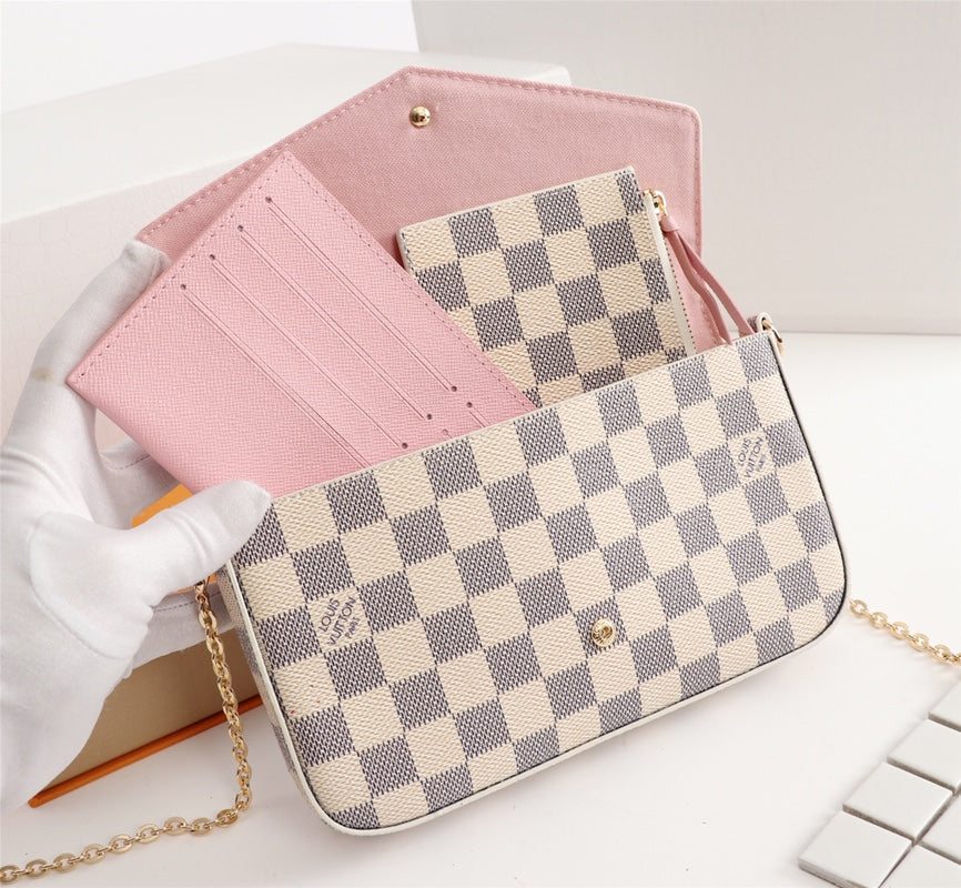 Classic Print 3-in-1 Envelope Crossbody Bag Set