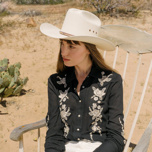 Angus 10X Straw Cowboy Hat