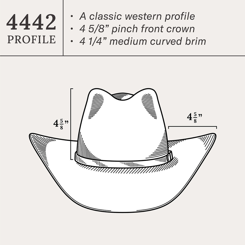 Acoustic 6X Pinch Front Cowboy Hat