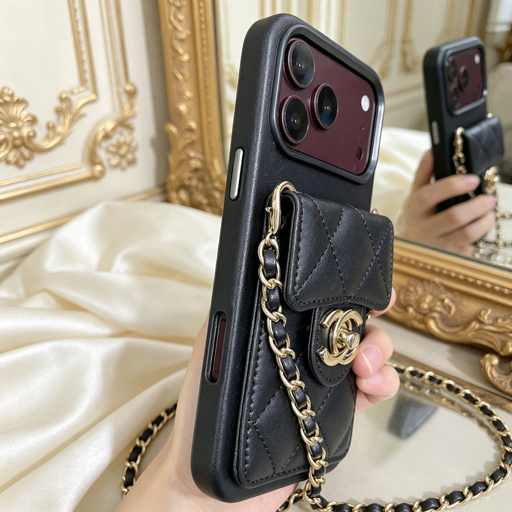 ❤️3D Quilted Crossbody Phone Case with Chain Strap