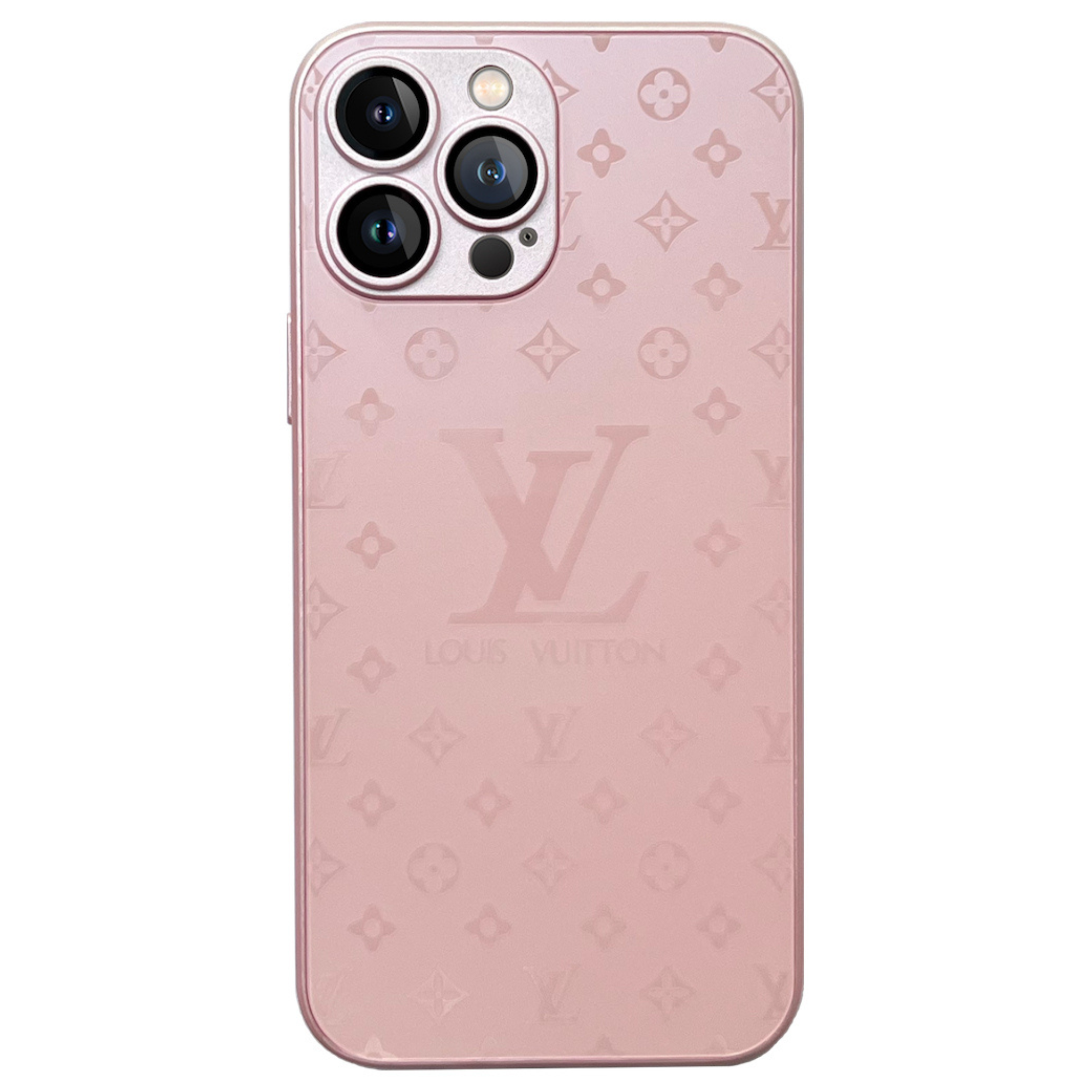 Kenaist Luxe Violet Glass Monogram iPhone Case – Slim Tempered Glam