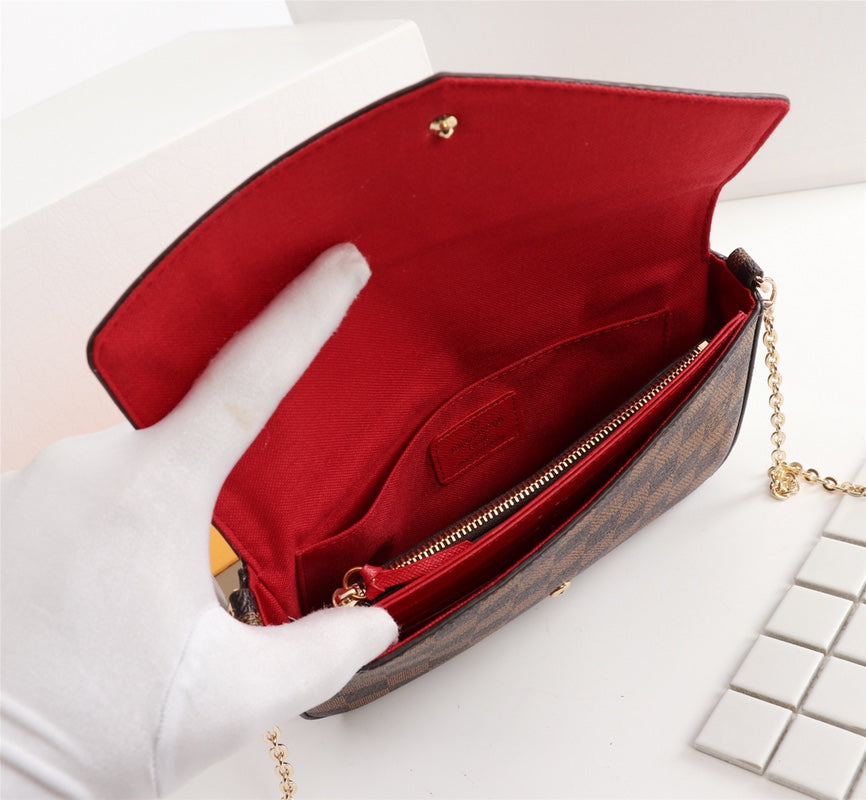 Classic Print 3-in-1 Envelope Crossbody Bag Set