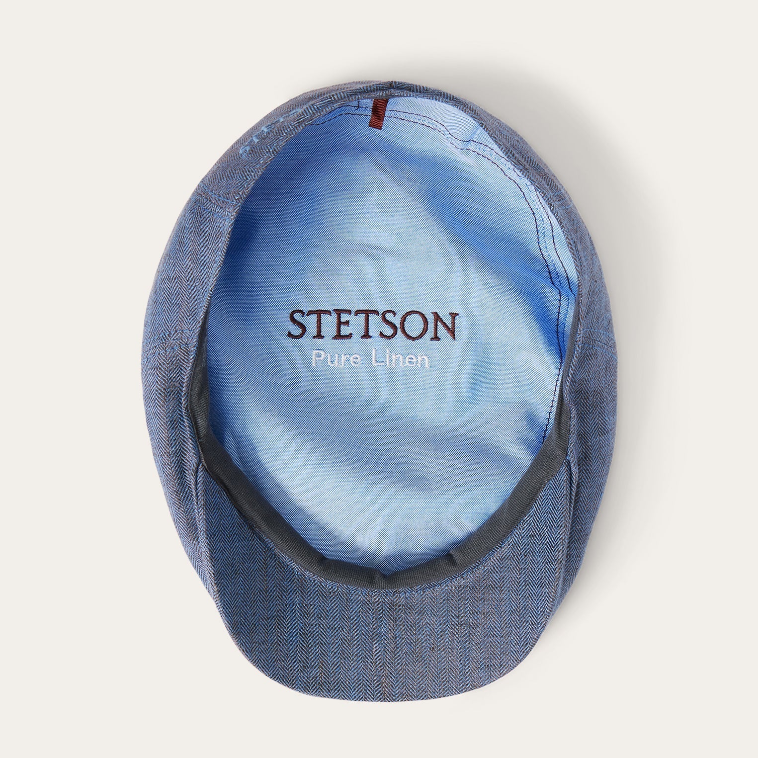 Herringbone Linen Ivy Cap