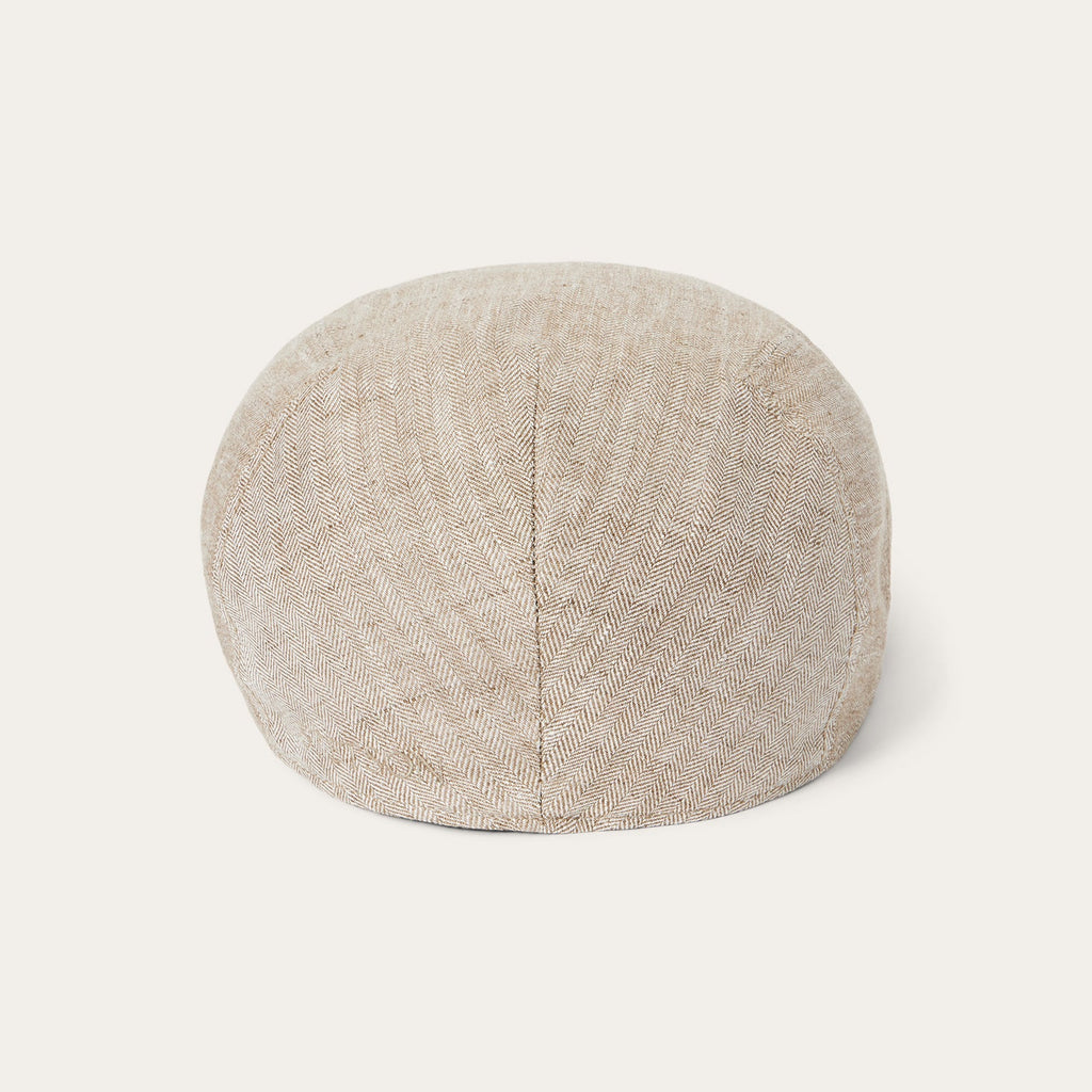 Herringbone Linen Ivy Cap