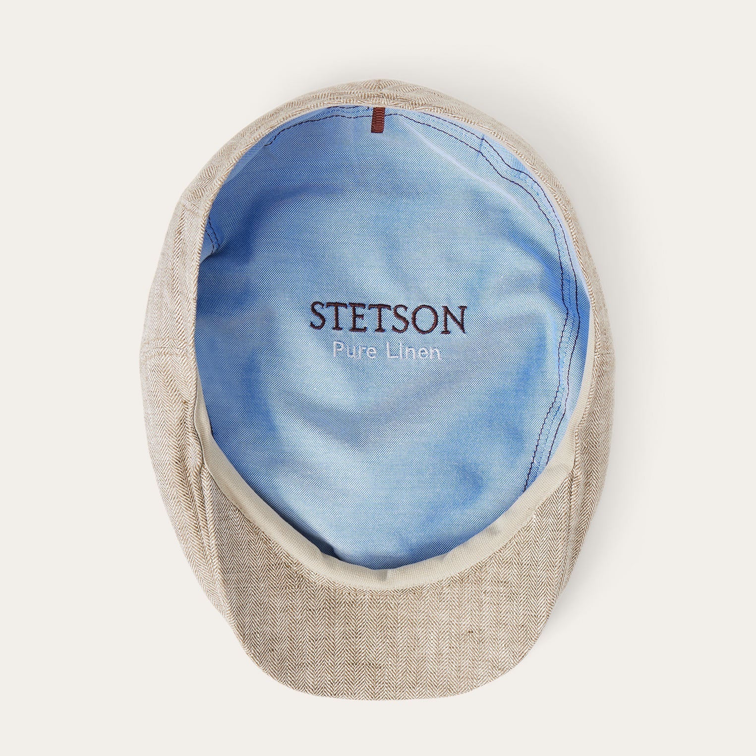Herringbone Linen Ivy Cap