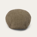Glen Check Linen/Silk Kent Cap