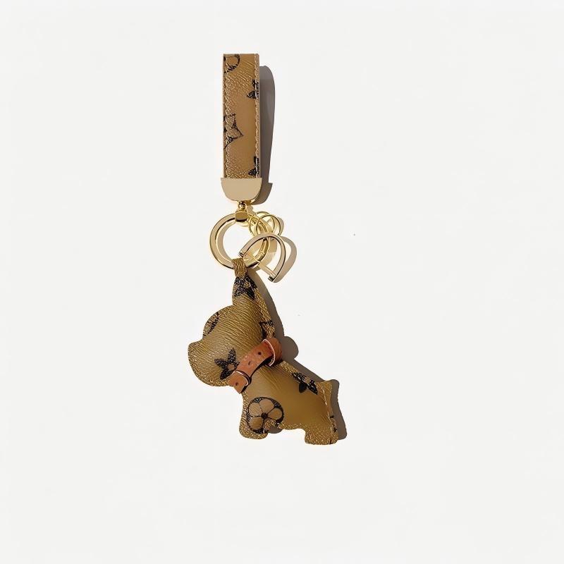 Classic Monogram French Bulldog Bag Charms & Accessories | Vintage Luxury Companion